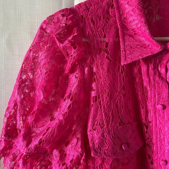 Generation Love Pink Lace Maxi Dress - Picture 4 of 6